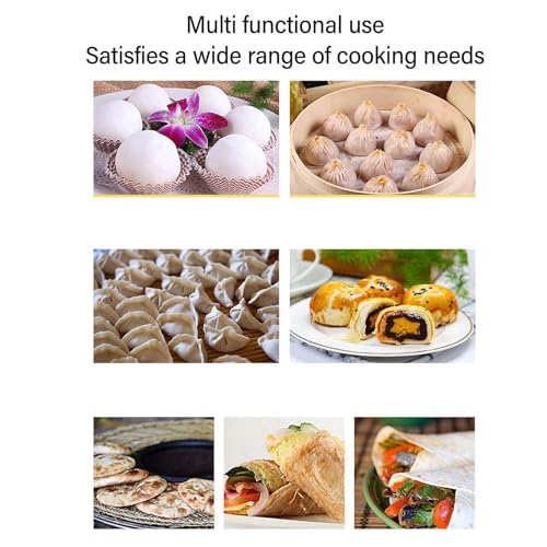 Tortilla Press, Tortilla Maker Press Aluminum Alloy Manual Pressing Tool Heavy Duty Quesadilla Maker for Homemade Flatbreads Rotis Empanadas (20CM Black)