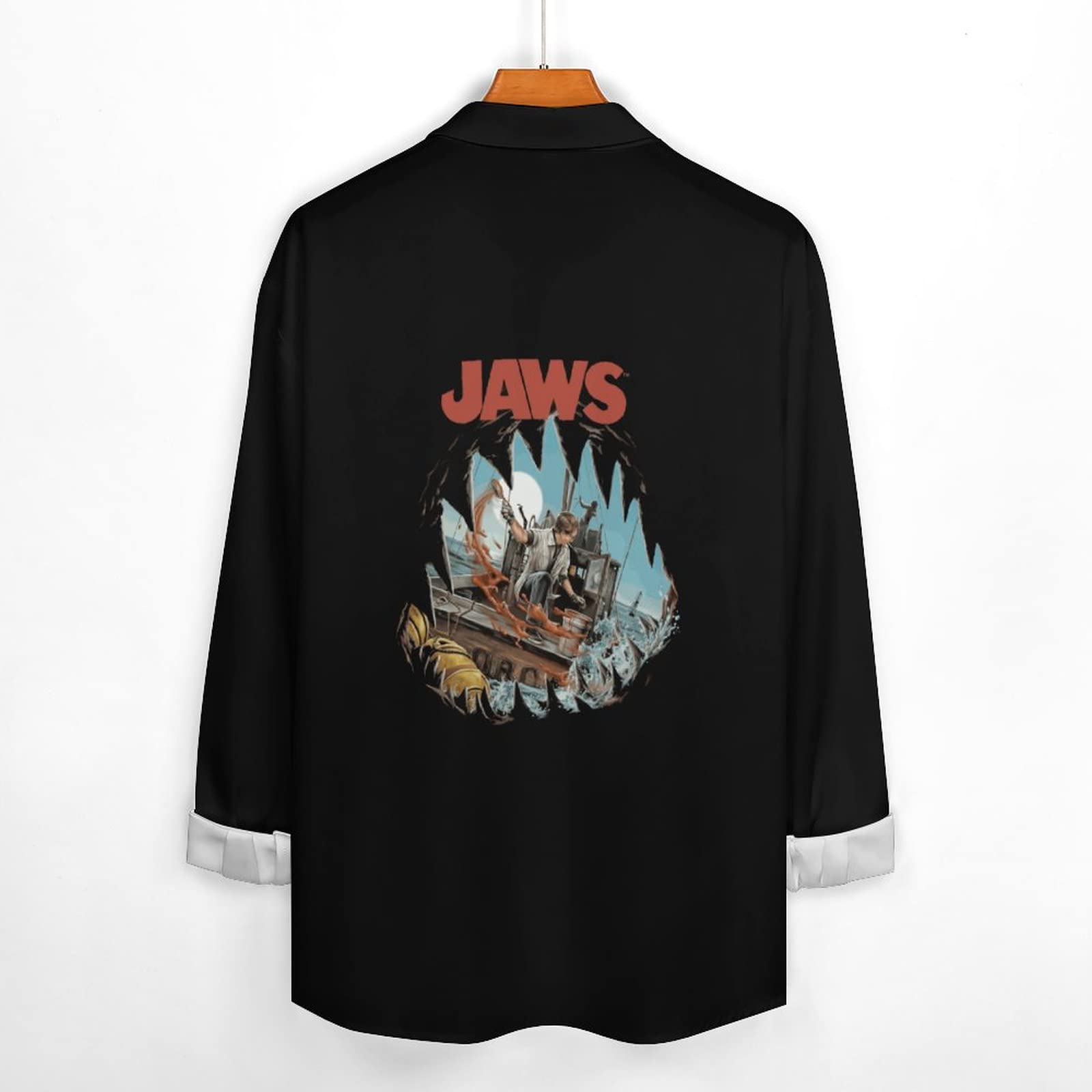 Amazon.co.jp: アロハシャツ シャツ Jaws ジョーズ ビーチシャツ