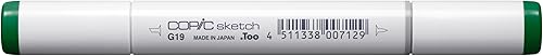 Miniatura 4 de Copic Marcadores G19-Boceto, Verde Loro Brillante