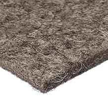 USA Sealing BULK-FS-F13-18 Grade F13 Felt Sheet, No Adhesive, 1/2" Height, 12" Width, 12" Length
