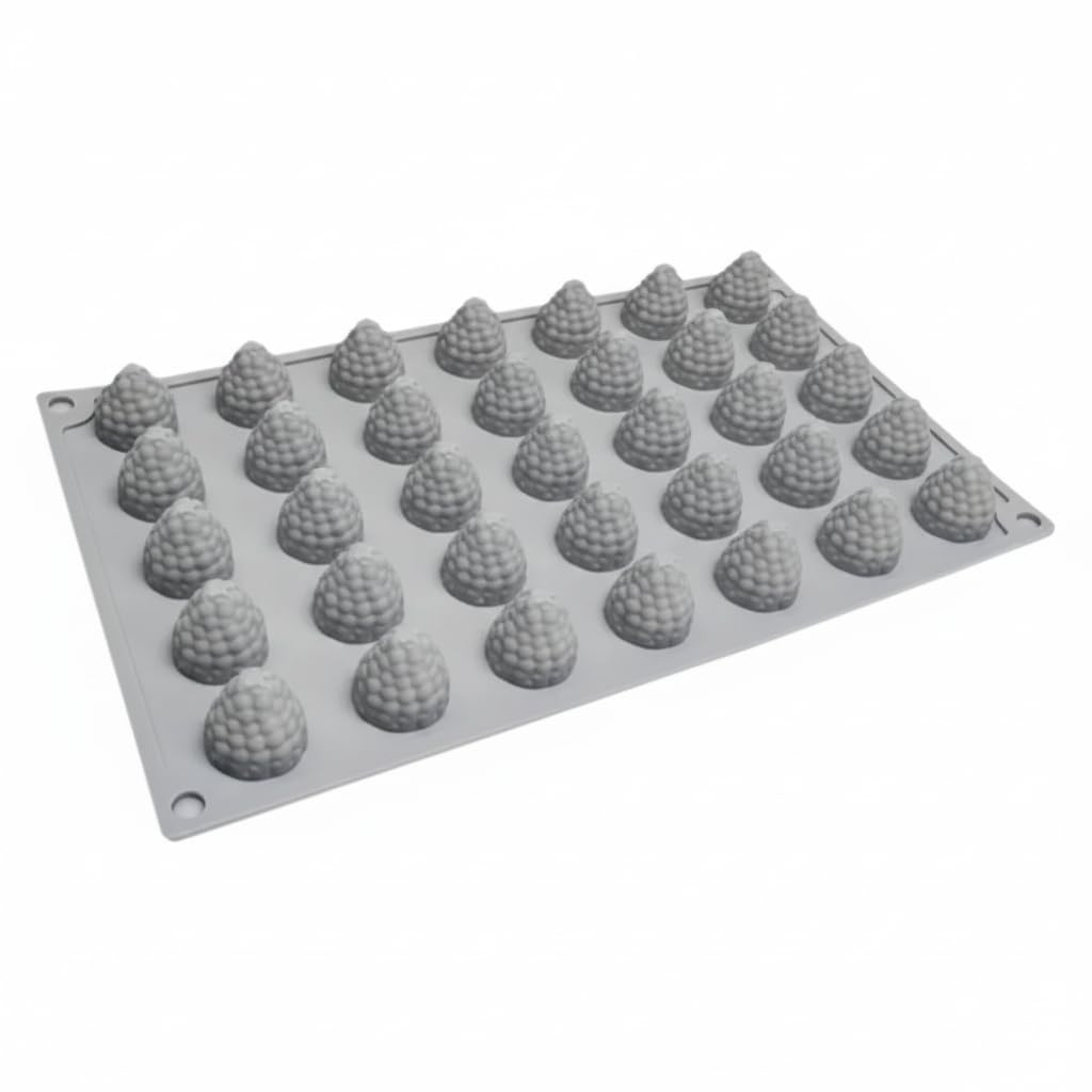 Mini Berry Delight Multi-Cavity Silicone Soap Mold | Sweet Raspberry Bites | Perfect for Gift Sets, Dessert-Themed Soaps, Spa Collections, and Creative DIY Projects-image-12
