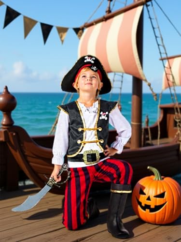 Disfraz de Pirata para Niños con Accesorios miniatura 3