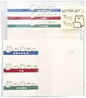 Amazon.co.jp: サンスター文具 お文具といっしょ レターセット