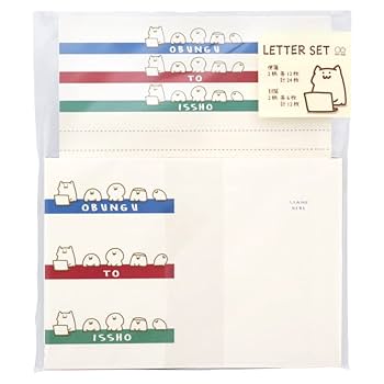 お文具といっしょ　A賞D賞　セット　未使用 Amazon.co.jp: お文具といっしょ[手渡し 手紙セット]ミニ レター