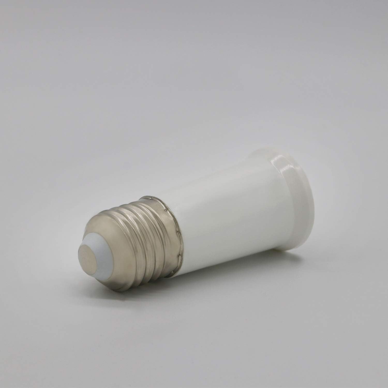 CliCli E26 Base Light Bulb Socket Extender (Extension: 5 CM/1.97 Inch), 6-Pack E26 to E26 Standard Medium Screw Base Lamp Socket Adapter, Max 200W and 165℃ Heat-Resistant E26 Extension Adapter