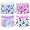 Disney Lilo & Stitch Amazon Exclusive Panties Shorts Featuring Angel, Sizes 4-10, 4-Pack Althetic Girl BxrBr