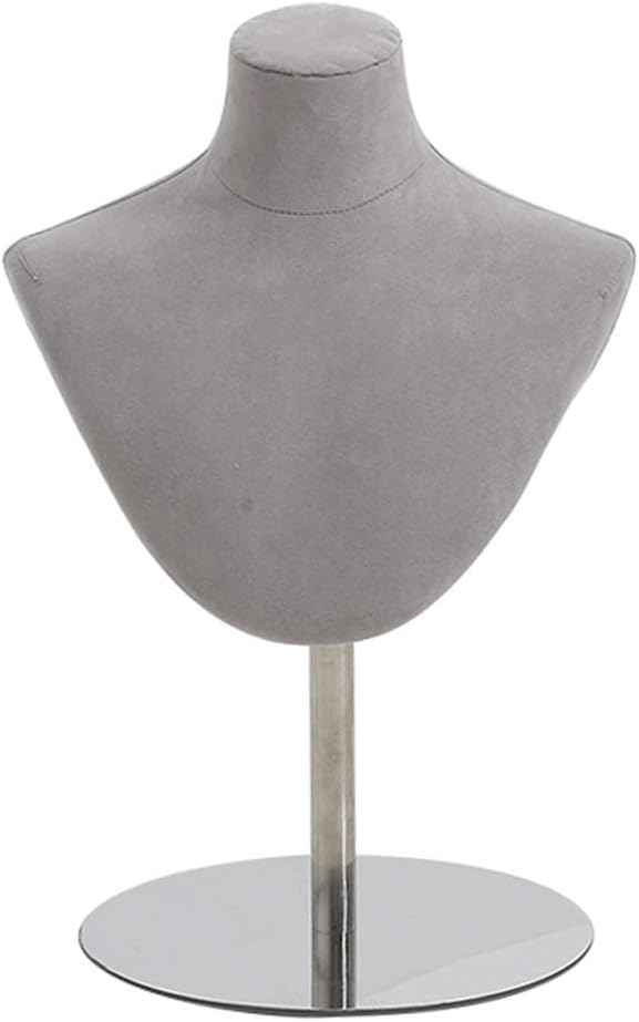 GagalU Jewelry Display Stand Display Mannequin Stand Display Bust Holder Organizer Hat Scarf Jewelry Display Bust with Stainless Steel Base Jewelry Organizer Holder