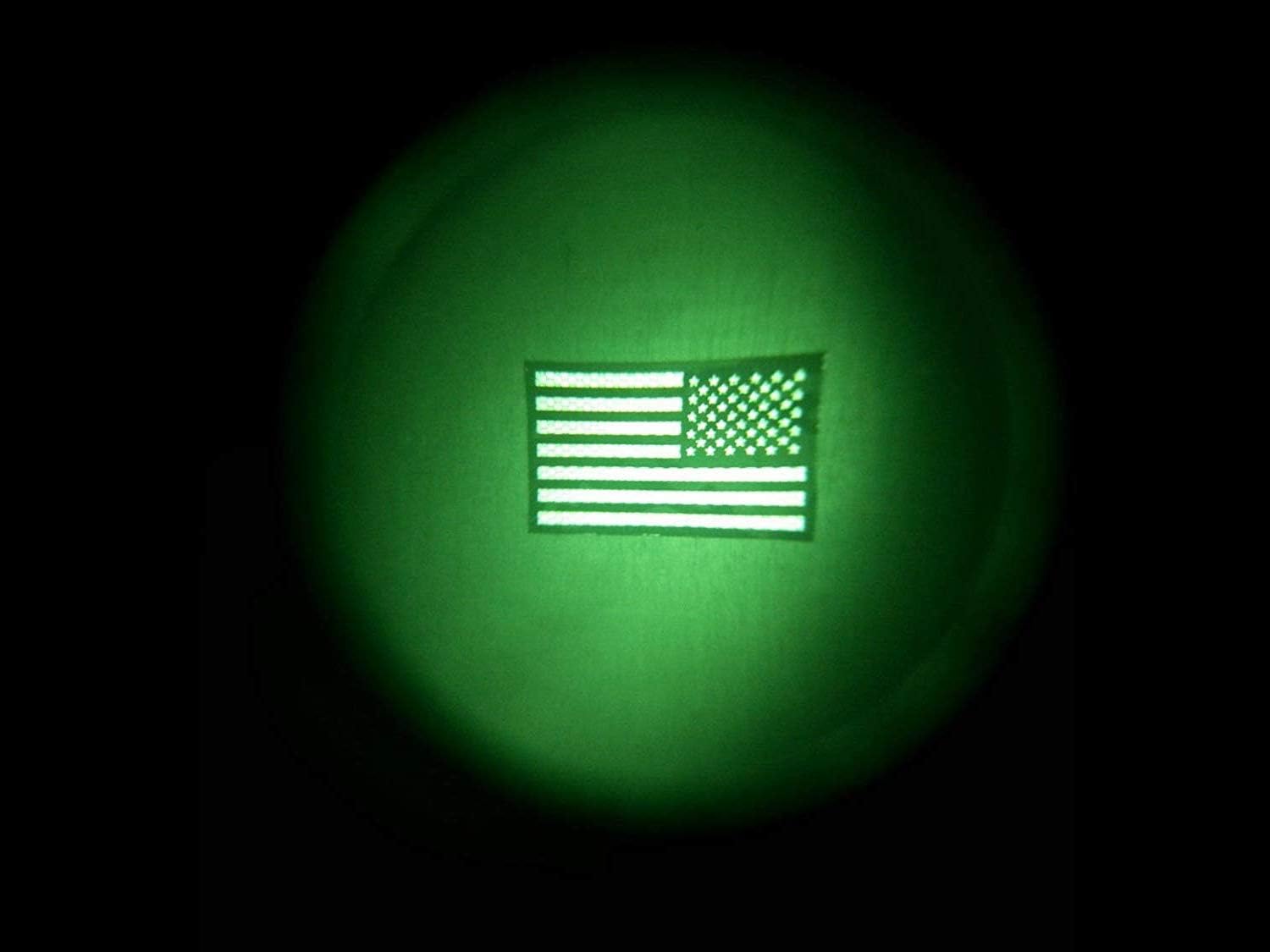 3.5" x 2" Reversed Tactical Infrared Reflective US Flag (Ultra Durable) 3M Combat Patch