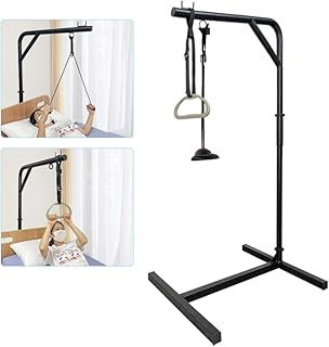 Mybow Bed Trapeze, Trapeze Bar for Bed Mobility, Free Standing Trapeze Frames, Bedside Pull