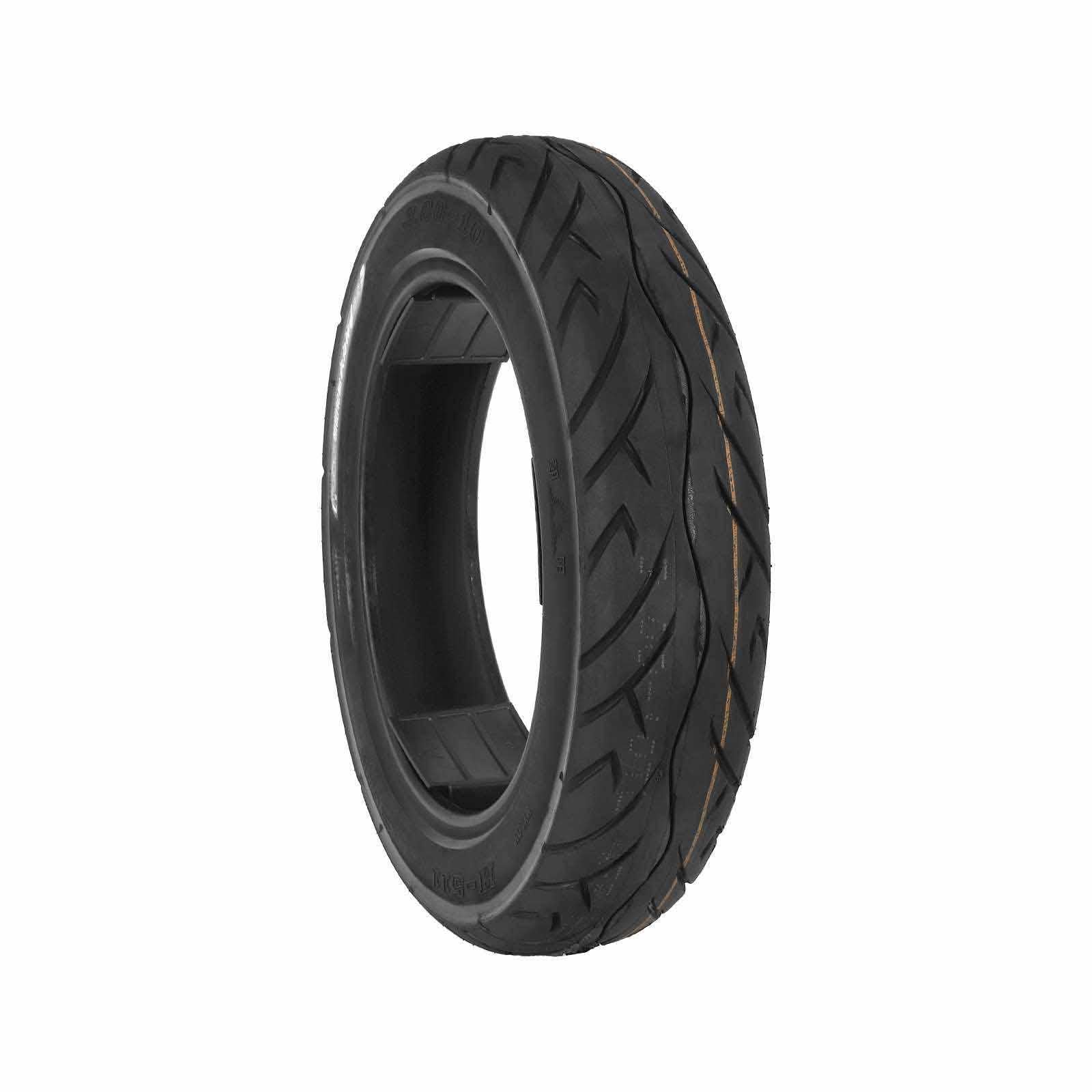 Neumático para Scooter Eléctrico Repuesto de Goma 10 Pulgadas Accesorios Antideslizantes con Absorción de Impactos Fácil Instalación Adecuado para