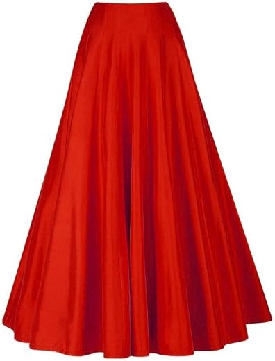 JANAK Silk fabric long ghera Kali pattern skirt
