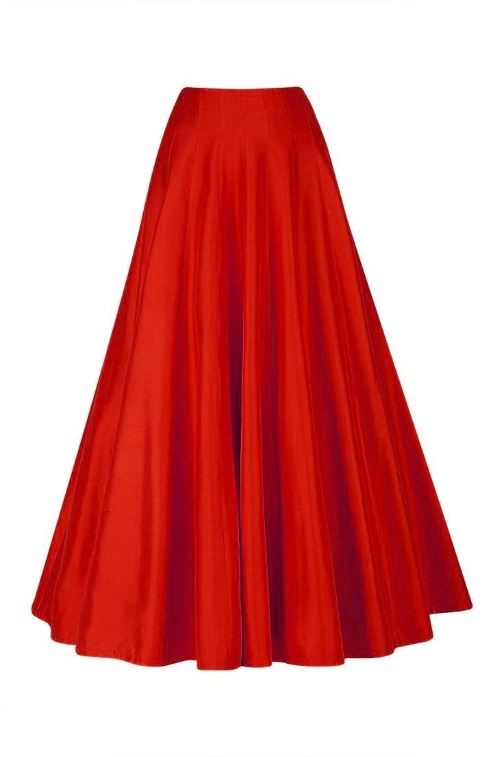 JANAK Silk fabric long ghera Kali pattern skirt - Review, Price and Buying Guide