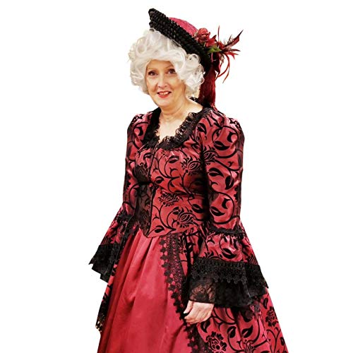 Women Queen Wig 18Th Century Versailles French Masquerade Curly Hair Halloween Cosplay (White) #TOP5