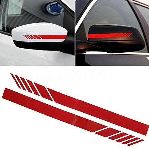 Amerstar Diy Car Auto Car Body Sticker Side Decal Stripe Decals Suv Vinyl Graphic Red #TOP7