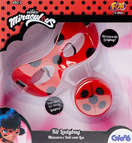Ladybug Kit Médio Mascara R Ioiô com luz, Multicor