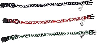 Mipcase 3 Pçs Conjunto De Colares Para Animais De Estimação Coleiras Ajustáveis Para Cachorrinhos Para Coleira De Maca Para Cachorrinhos Colar De Coleira Para Cães De Férias