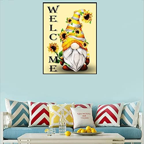 5D DIY Diamond Art and Craft Painting Kits Full Drill, Rhinestone Embroidery Cross Stitch Canvas Painting Pictures by Numbers for Gifts Home Wall Decor Kids Adults