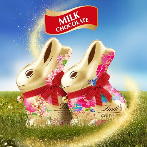 Lindt Lapin fleurs chocolat au lait - L'unité, 100g – vue 4