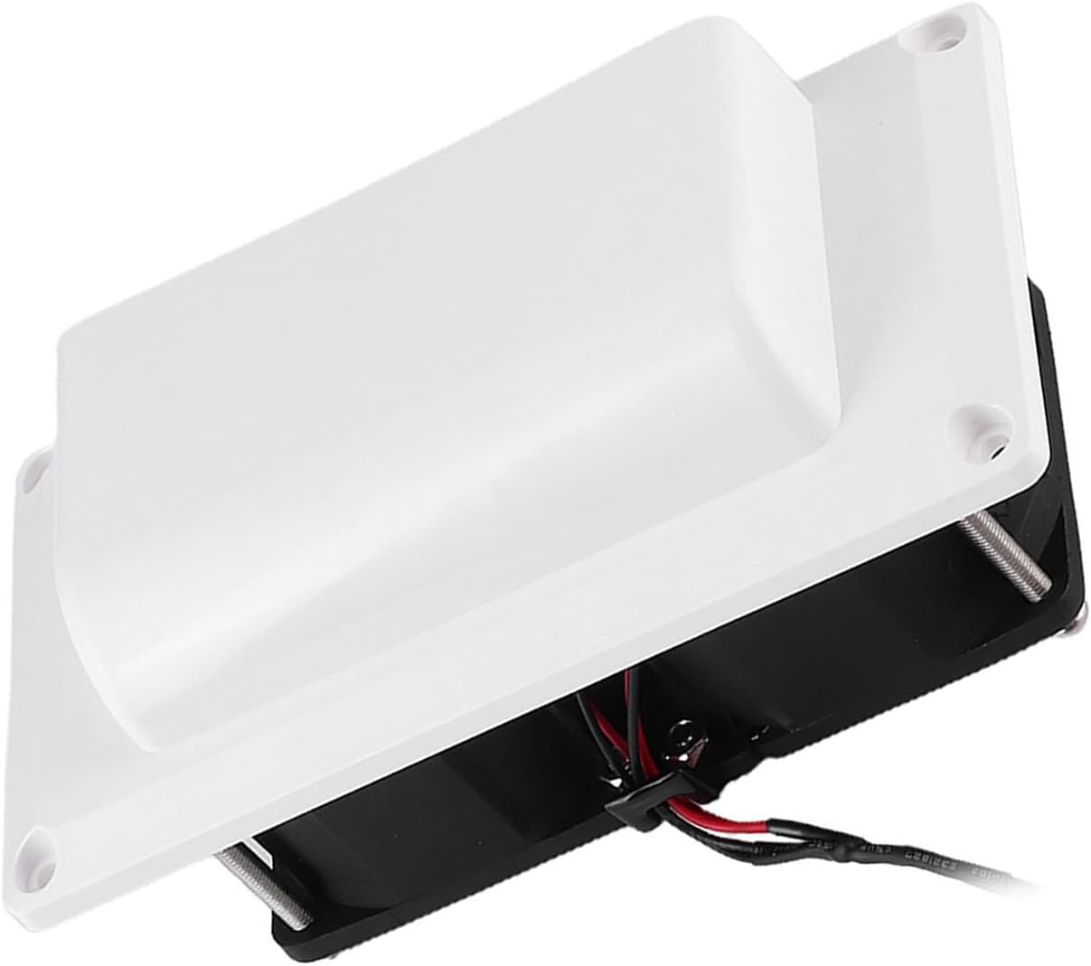 Yosoo Health Gear Motorhome Air Vent Ventilation Ventilation Fan RV Side Ventilation Fan, White Fan 12V 25W, Electric Side Air Circulation Fan for RV Trailer Boat Marine