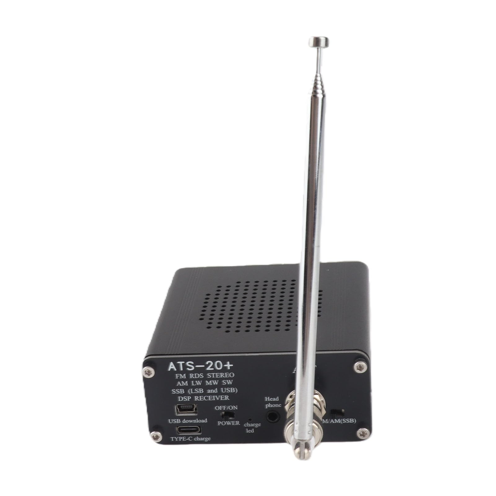 Récepteur Radio Pleine Bande ATS-20+ Si4732, Récepteur Numérique FM AM (MW et SW) SSB (LSB et USB), Bande Mondiale, Récepteur Radio Portable à Ondes Courtes avec Antenne