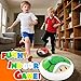 Glückpa 2 Pack Hover Soccer Ball, LED Light Up Air Floating Soccer, Soft Foam Bumpers, Indoor Soccer Toys Games for Boys Age 3-12, Kids Christmas Birthday Gifts