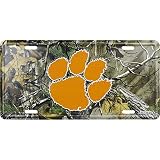 Hangtime Clemson University - Clemson Tigers 6 x 12 Metal CAMO License Plate
