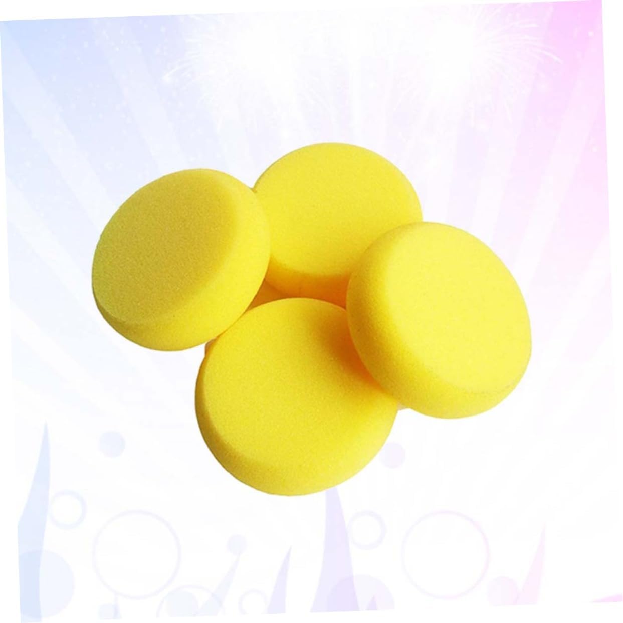 20pcs Boys and Girls Paint Brush Set Sponges DIY Sponge Painting Tools Round Brush Set for Boys and Girls Art Lessons