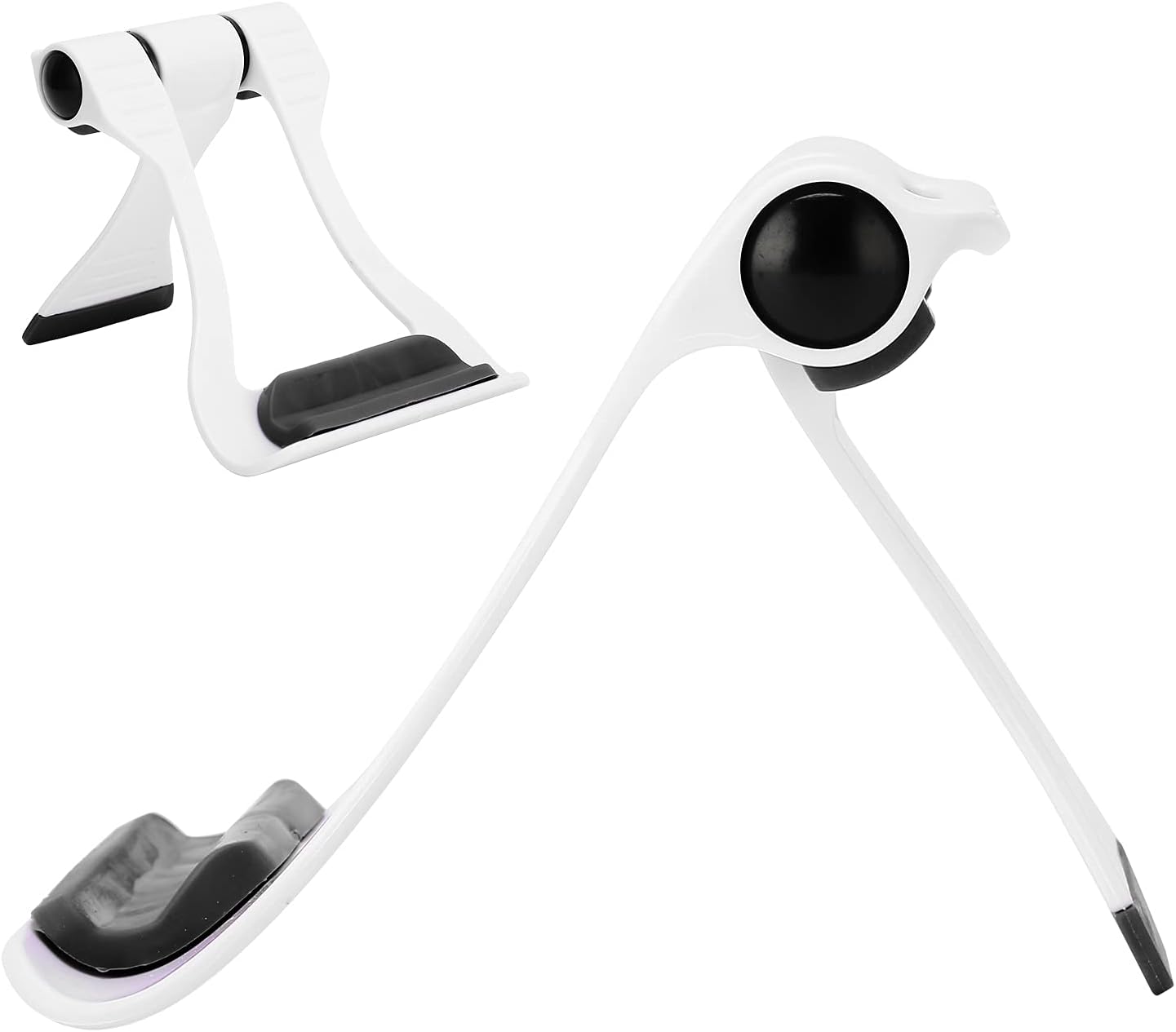 Portable Adjustable Tablet Stand Holder for Phones/Tablets Under 10 Inch Desktop Bracket for Comfortable Viewing (Black)