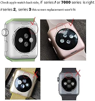 REDQIN Screen Replacement For Apple Watch Series 1 A1802 and (1st  Generation) A1553 LCD and Digitizer Screen Assembly Repair Kit with Repair  Tool Set 38mm Sport Version: Buy Online at Best Price