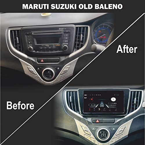 Image of 9 Inches Advanced Wireless Car Radio Receiver Android 10 System for Maruti Suzuki Baleno with 2Gb /16Gb Ram & ROM with Apple Carplay and Android Auto