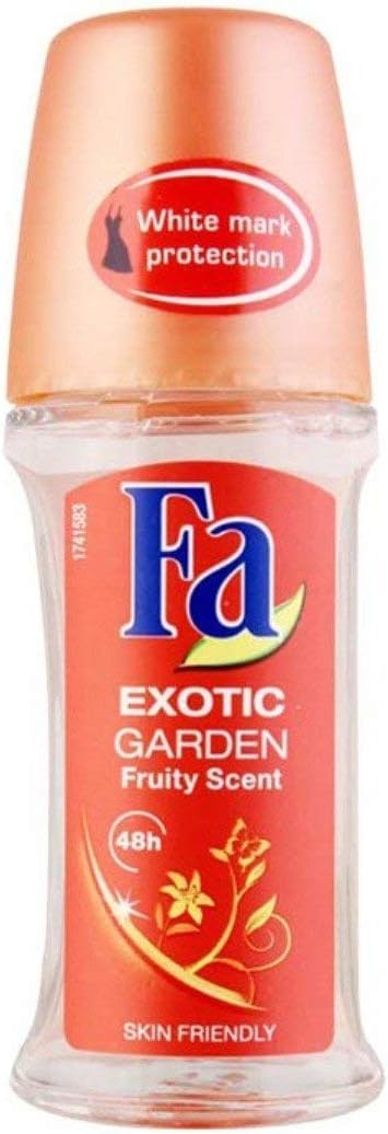 Favon® Roll-On Exotic Garden Exotic Fragrance Deodorants and Antiperspirants (50ml)