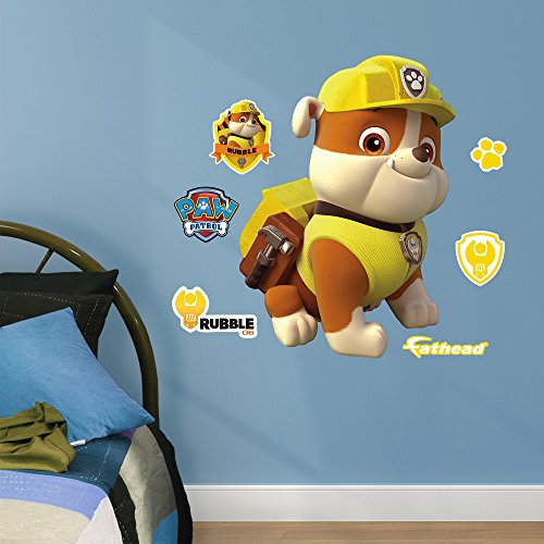 FATHEAD Rubble-X-Large Officially Licensed PAW Patrol Removable Wall Decal