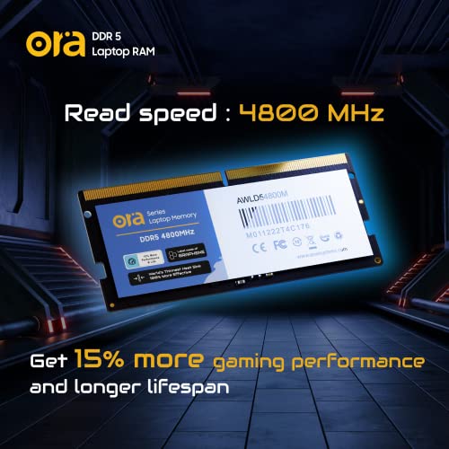Image of DDR5 8GB Laptop RAM, 4800 MHz Laptop Memory, Anwi ORA