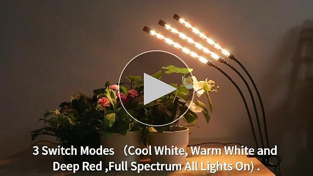 Amazon.com : SDOVUERC 3head Plant Lights, 2Pack Grow Lights for