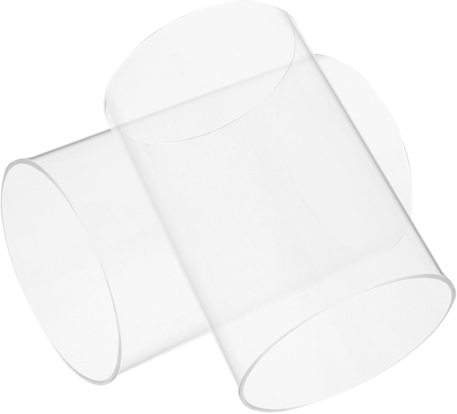 2pcs Transparent Glass Candle Shades Windproof Candle Covers for Pillar for Home Decor Table Centerpieces and Relaxing Atmosphere