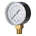 Ymiko 50mm Pool Filter Water Pressure Dial Hydraulic Pressure Meter Manometer 1/4 NPT Thread Double Scale Bar Psi Measurement for Swimming Pool Spa Industrial Applications Metal Mini (2)