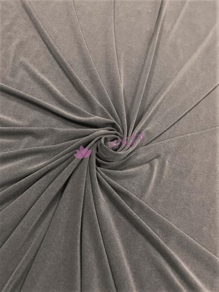 Slinky Melange 4 Way Stretch Lycra Fabric | Stretchy Dressmaking/Dancewear Material | Sold by The Metre | by Tia Knight (Grey, SQ678 GR)