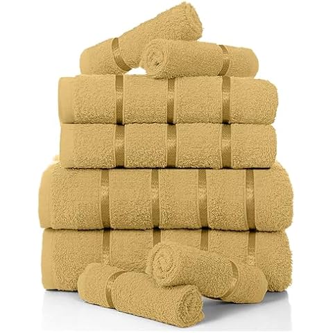 GC GAVENO CAVAILIA 8 Piece Egyptian Cotton Towel Set Cover