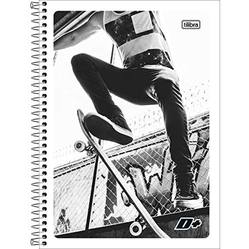 Caderno de 1 Matéria, Tilibra 11.477-4, Multicor, Pacote com 5 Unidades-modelos sortidos