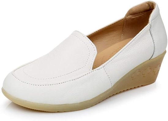 Amazon.com: HOOENG Zapatos de enfermería para mujer, planos y  antideslizantes, cómodos para caminar : Ropa, Zapatos y Joyería