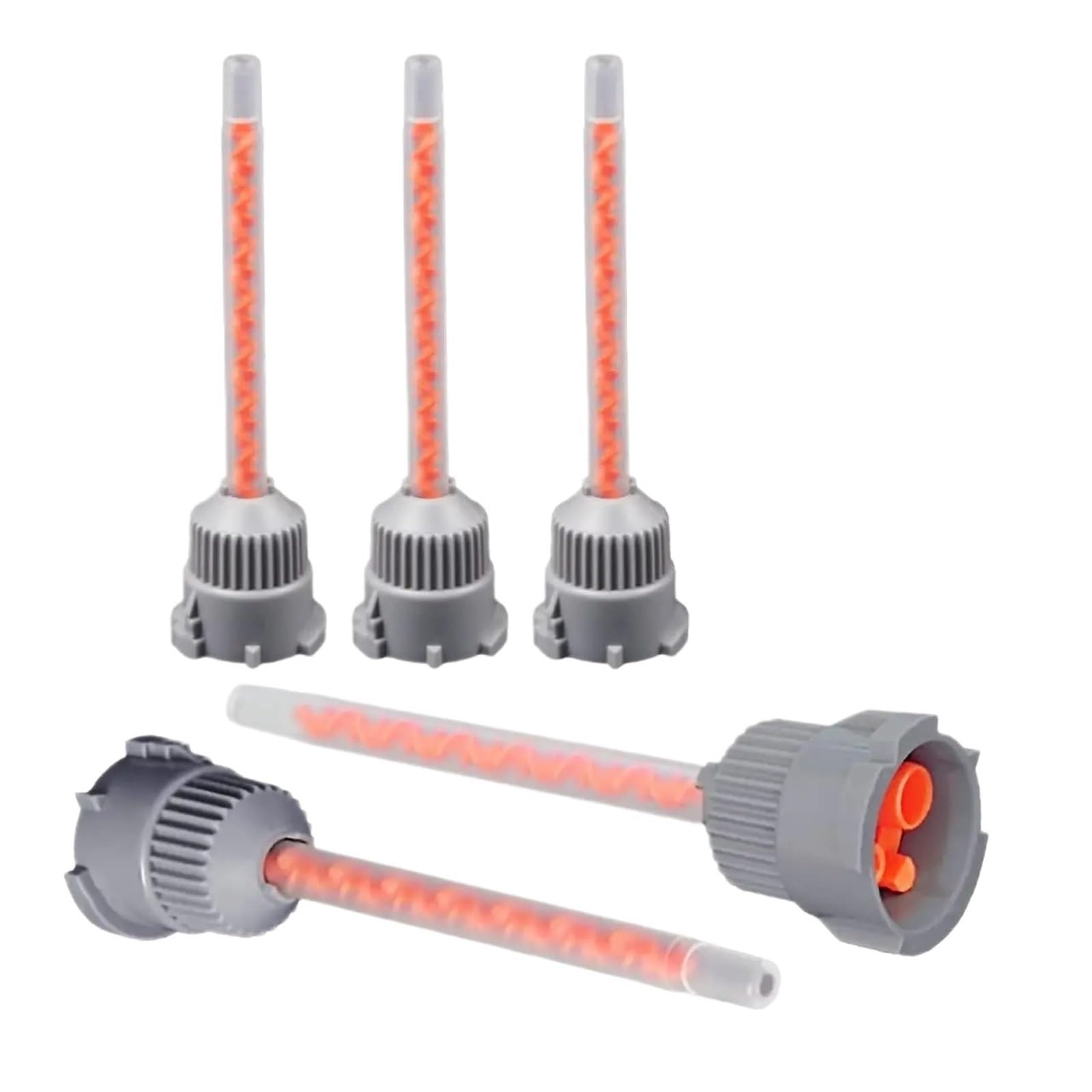 Epoxy Mixing Nozzle 50PCS/100PCS Epoxy Mixing Nozzle Tube 10:1 Ratio Mixer(100pcs)