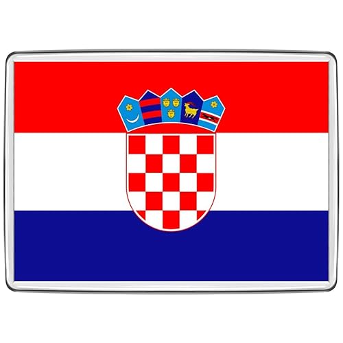 Pixly Clear Pixly® Croatia Flag Fridge Magnet Large Jumbo Size Croatian Keepsake Country Souvenir Novelty Refrigerator Magnets Gift