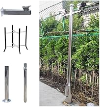 Wall Mount Security Camera Pole Tall Surveillance Brackets Detachable Metal Wide View Monitoring Outdoor Floor Mount,Adjustable Security Camera Mount, Easy Asse