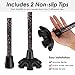 Walking Cane PANZHENG Cane for Man/Woman | Mobility & Daily Living Aids | 5-Level Height Adjustable Walking Stick | Comfortable Plastic T-Handle Portable Walking Stick Folding Cane
