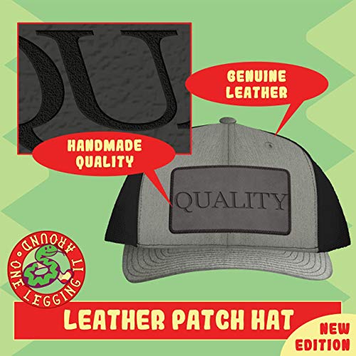 Got Asafetida? - Leather Grey Patch Engraved Trucker Hat, Grey-White, One Size #TOP1