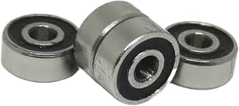 10 Pieces MR63ZZ Bearing 3x6x2.5 mm deep Groove Ball Bearing 3 * 6