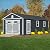 Handy Home Products Manhattan 12x24 Garage Do-it-Yourself Wooden Storage Shed