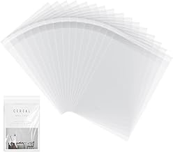 200 Pack A4 Clear Self-adhesive Bags, Self Sealing Cellophane Display Bag/Sealable Bags, OPP Display Sealable Bags for Cookies, Sweets, Envelopes