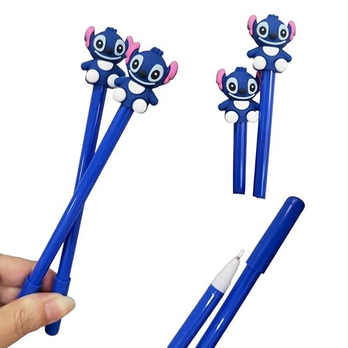 kit 4 Canetas Bichinho Stitch Kawaii - 4 Canetas Stitch Papelaria Fofa