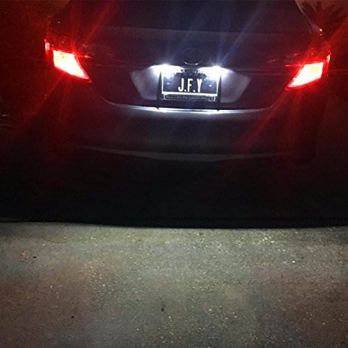 Alla Lighting 4X 194 168 Led Light Bulb 6000K White Super Bright 175 168 2825 W5W T10 Wedge 3014 Smd Chipsets Led Replacement Bulbs Can-Bus For Car Interior Map Dome Trunk License Plate Parking Lights #TOP5